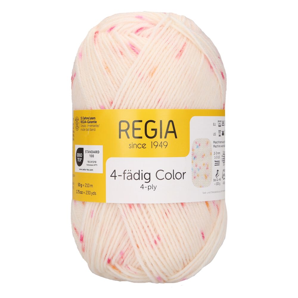 Regia Color 4-diegu 50g #01139 "Rozā konfekšu krāsa"