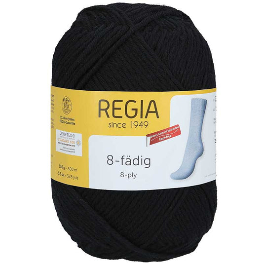 Regia 8-diegu Uni 150g #02066 "Melns"