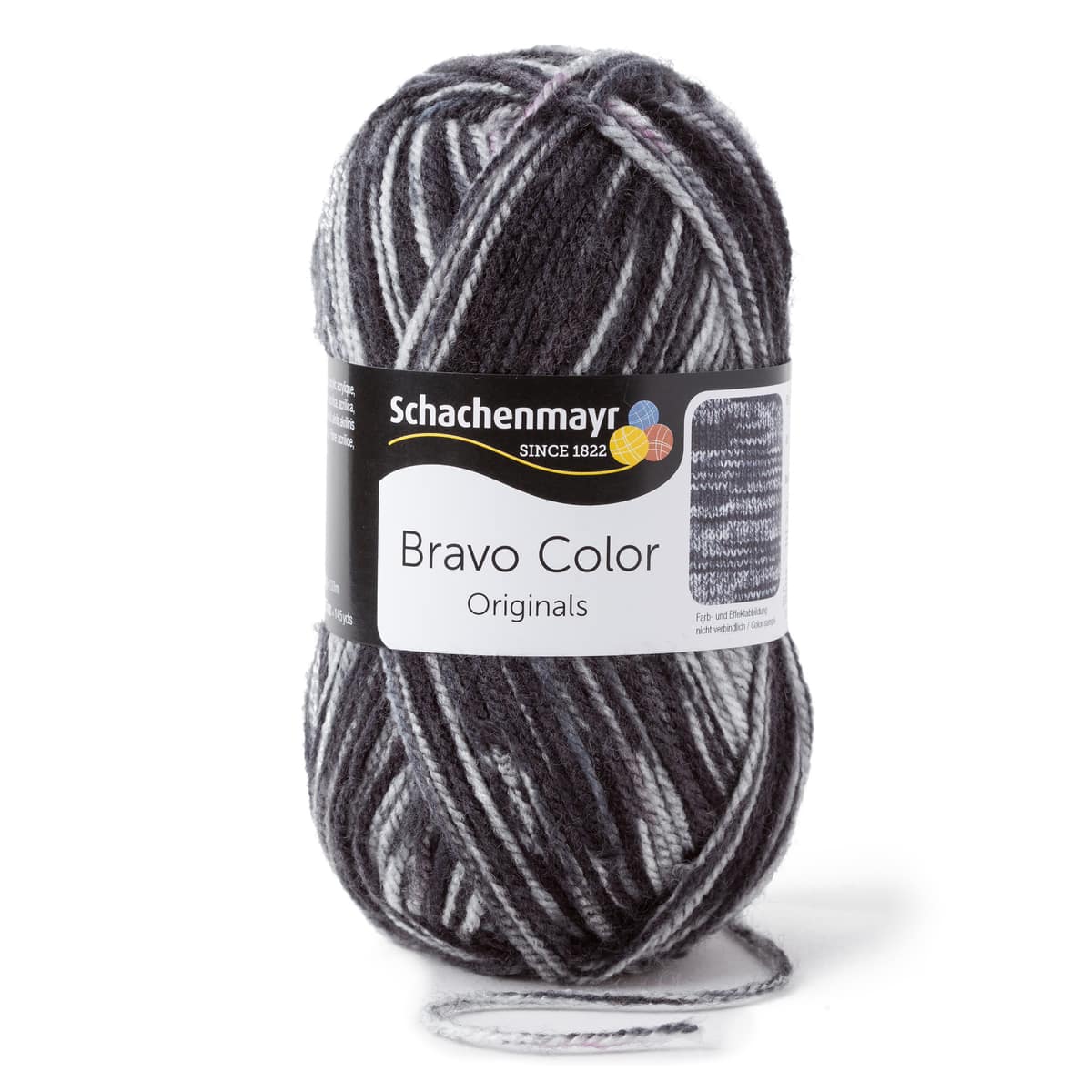 Bravo Color /Schachenmayr/ 50g #02114 "Grafīta džinsi"