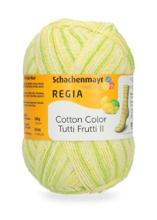Regia 4-diegu Cotton Color Tutti Frutti 100g #02424 "Citrons"