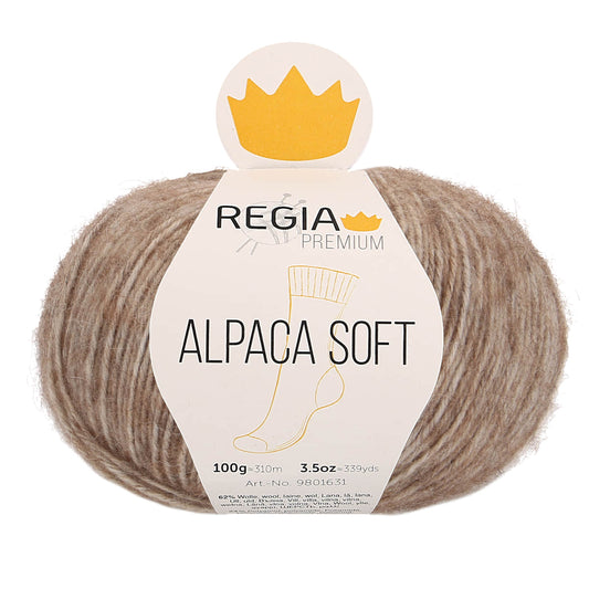 Regia Premium 4-diegu Alpaca Soft 100g #00020 "Merserizēta kamieļkrāsa"