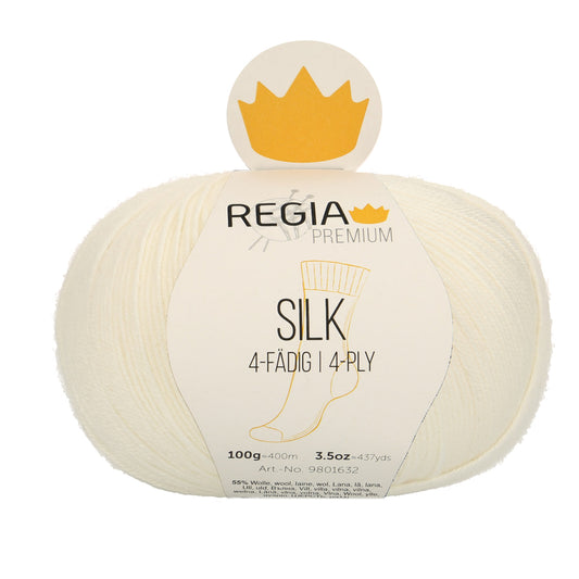 Regia Premium 4-diegu Silk 100g #00002 "Dabīgs"