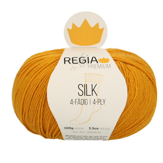 Regia Premium 4-diegu Silk 100g #00025 "Zelts"