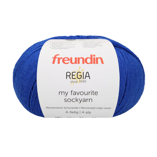 REGIA X FREUNDIN my favourite sockyarn 4-diegu 100g #00053 "Kapri"