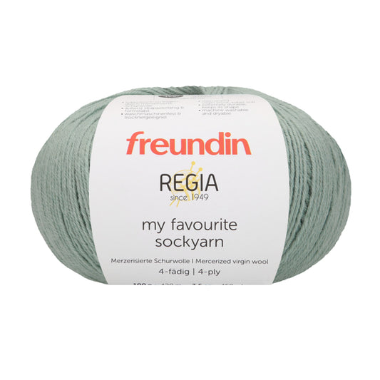REGIA X FREUNDIN my favourite sockyarn 4-diegu 100g #00071 "Salvija"