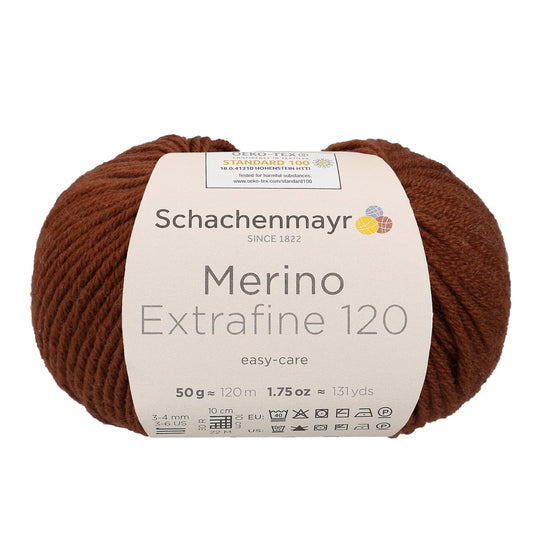 Merino Extrafine 120 /Schachenmayr/ 50g #00107 "Varš"