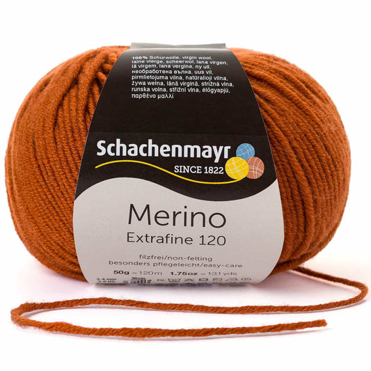 Merino Extrafine 120 /Schachenmayr/ 50g #00110 "Kastanis"