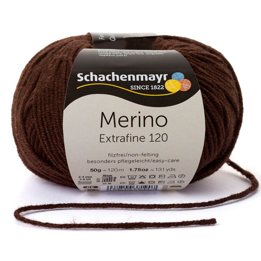 Merino Extrafine 120 /Schachenmayr/ 50g #00112 "Moka"