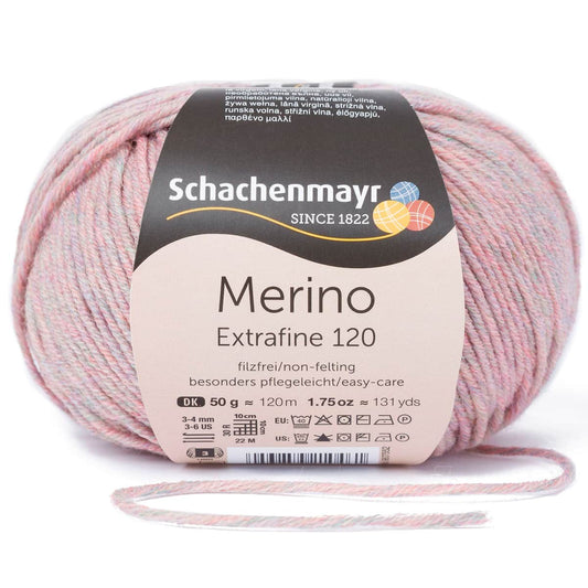 Merino Extrafine 120 /Schachenmayr/ 50g #00141 "Merserizēts sapnis"