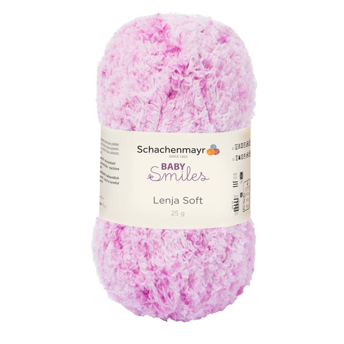 Baby Smiles Lenja Soft /Schachenmayr/ 25g #00086 "Orhideju spreja krāsa"