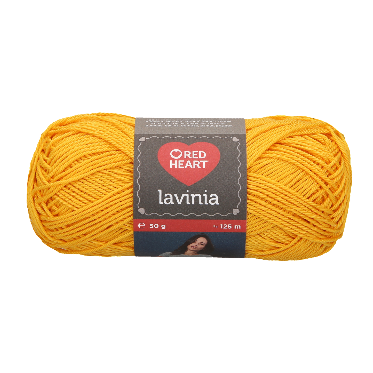Lavinia /Red Heart/ 50g #00005 "Dzeltens"