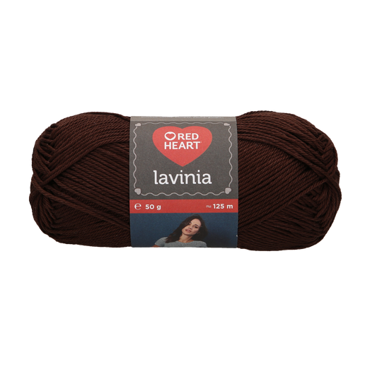Lavinia /Red Heart/ 50g #00014 "Dark Brown"