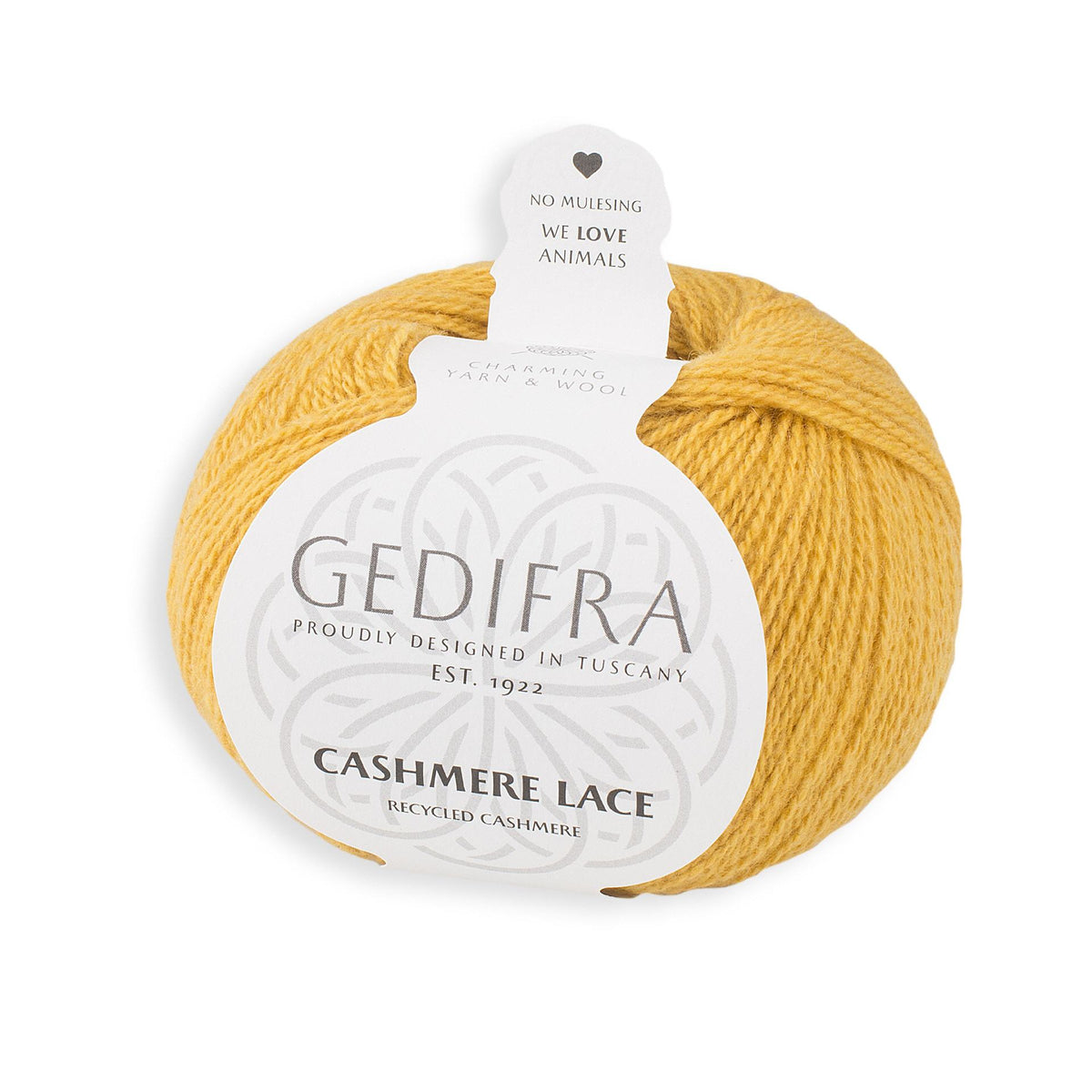 Cashmere Lace /Gedifra/ 25g #02803 "Dzeltens"
