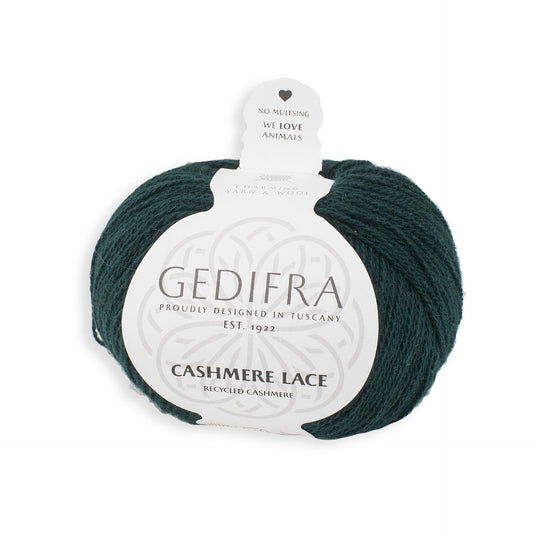 Cashmere Lace /Gedifra/ 25g #02808 "Zaļš"