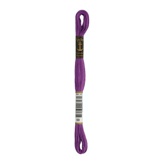 Embroidery thread Anchor Mouline, 100% cotton, 8m, #00099