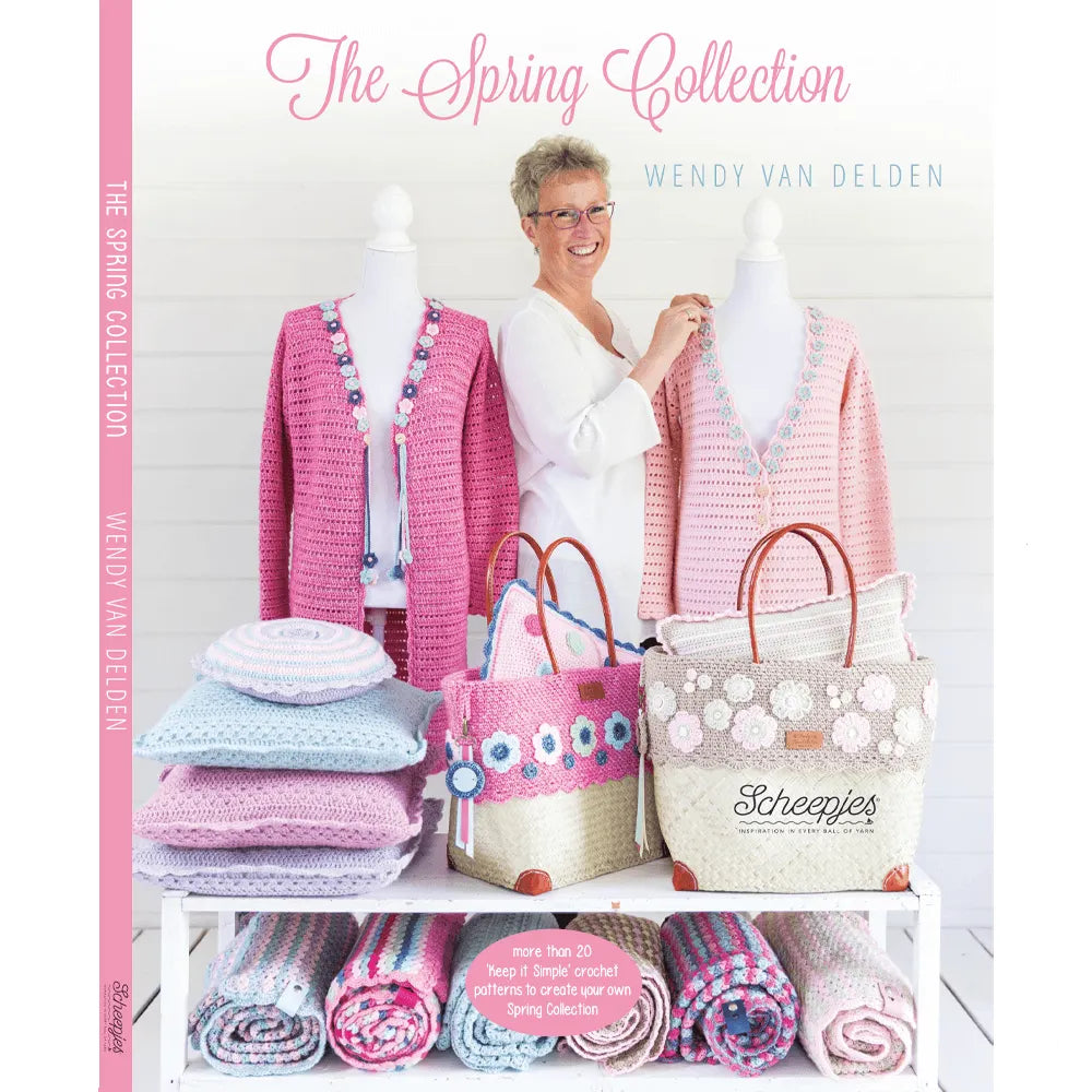 The spring collection, Wendy van Delden, tamborēšanas pamācības - grāmata, ENG