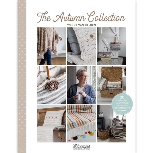 The autumn collection, Wendy van Delden, crochet instructions-schemes - book, NL