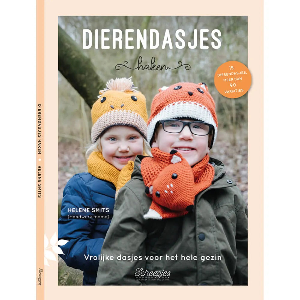 Dierendasjes haken by Helene Smits rokdarbu žurnāls grāmata, tamborēšana, NL