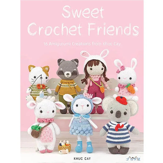 Sweet crochet friends - amigurumi tamborēšanas pamācības - grāmata, ENG