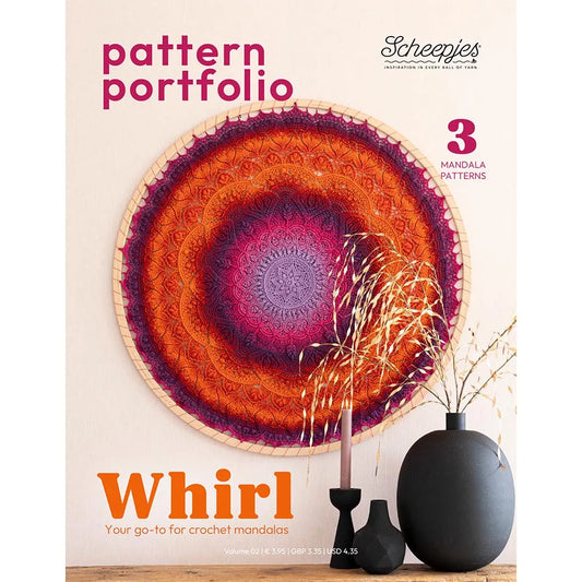 Scheepjes Whirl tamborēšanas shēmas mandalas ENG