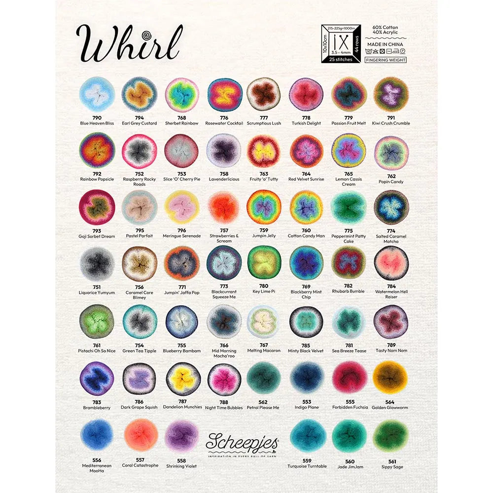 Scheepjes Whirl crochet patterns mandalas ENG