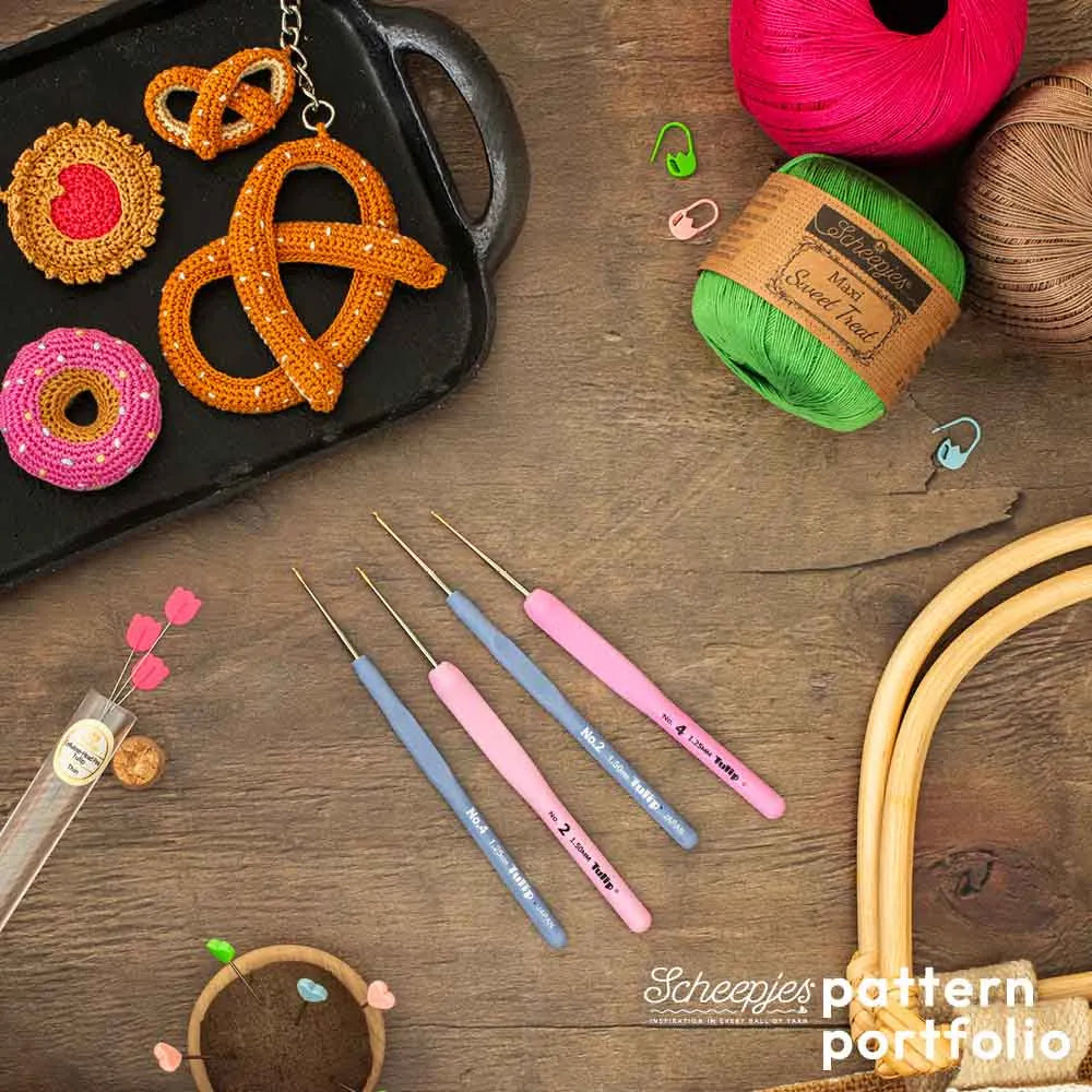 Maxi Sweet Treat Pattern Portfolio /Scheepjes/ tamborēšanas shēmas Angļu valodā