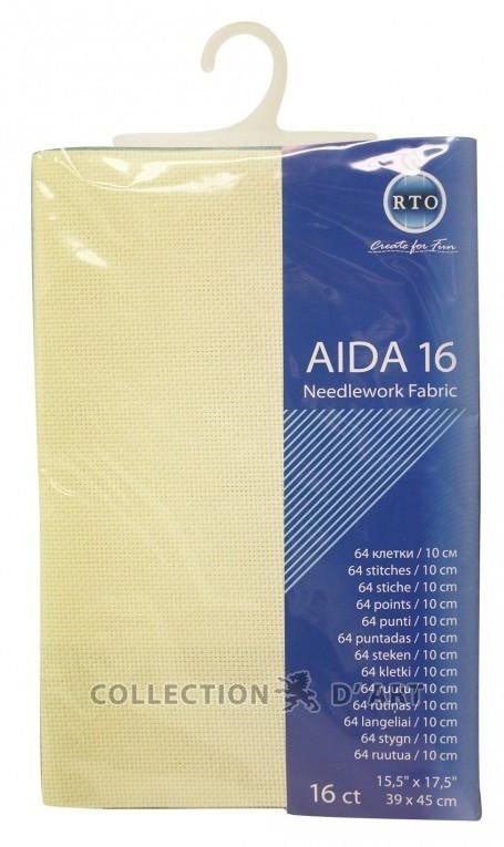 Kanva Aida 16ct, 39 x 45 cm "Bēša"/RTO
