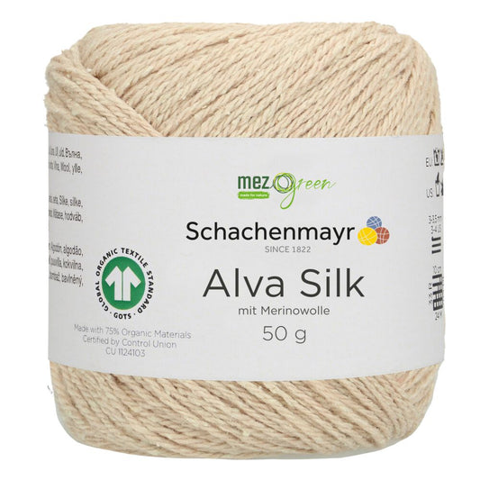 Alva Silk /Schachenmayr/ 50g #00005 "Lins"