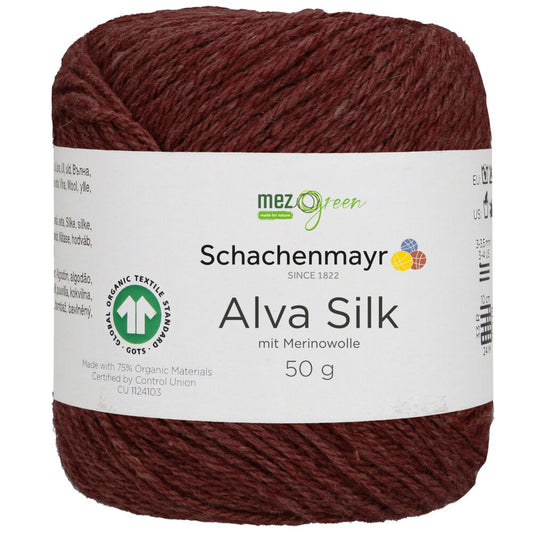 Alva Silk /Schachenmayr/ 50g #00031 "Bordo"