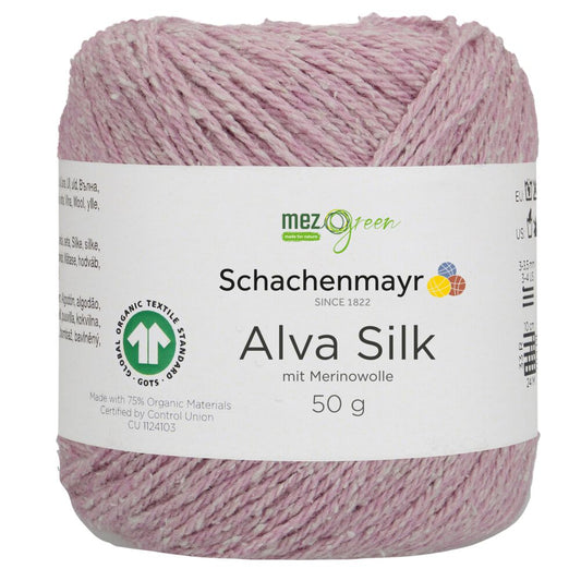 Alva Silk /Schachenmayr/ 50g #00035 "Rožu"