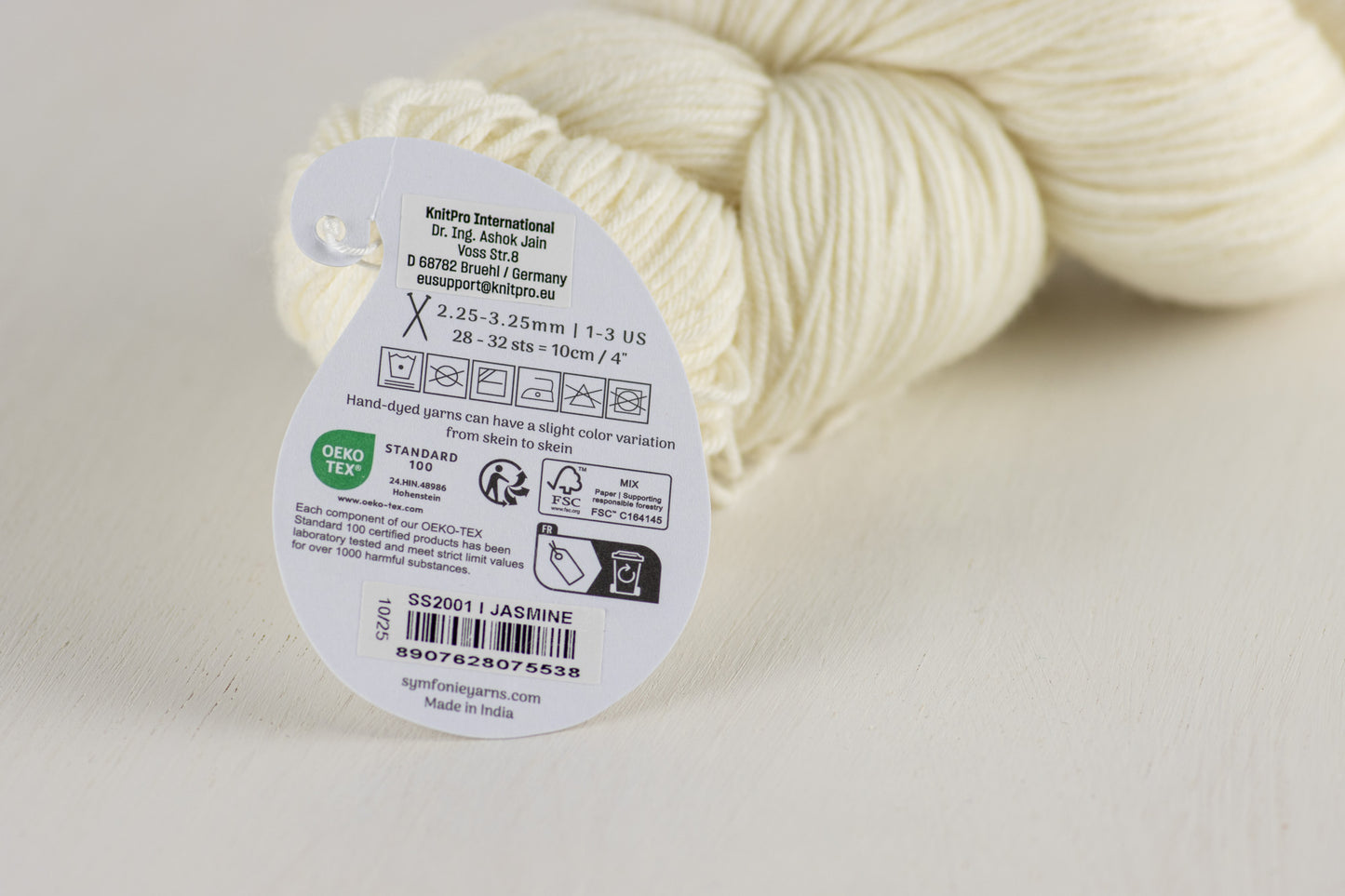 Symfonie Terra 4-ply 100g #SS2001 "Jasmine"