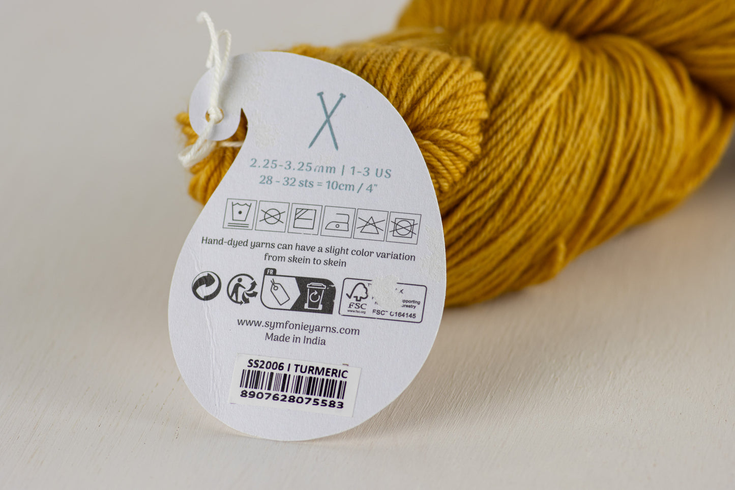 Symfonie Terra 4-diegu 100g #SS2006 "Kurkuma"