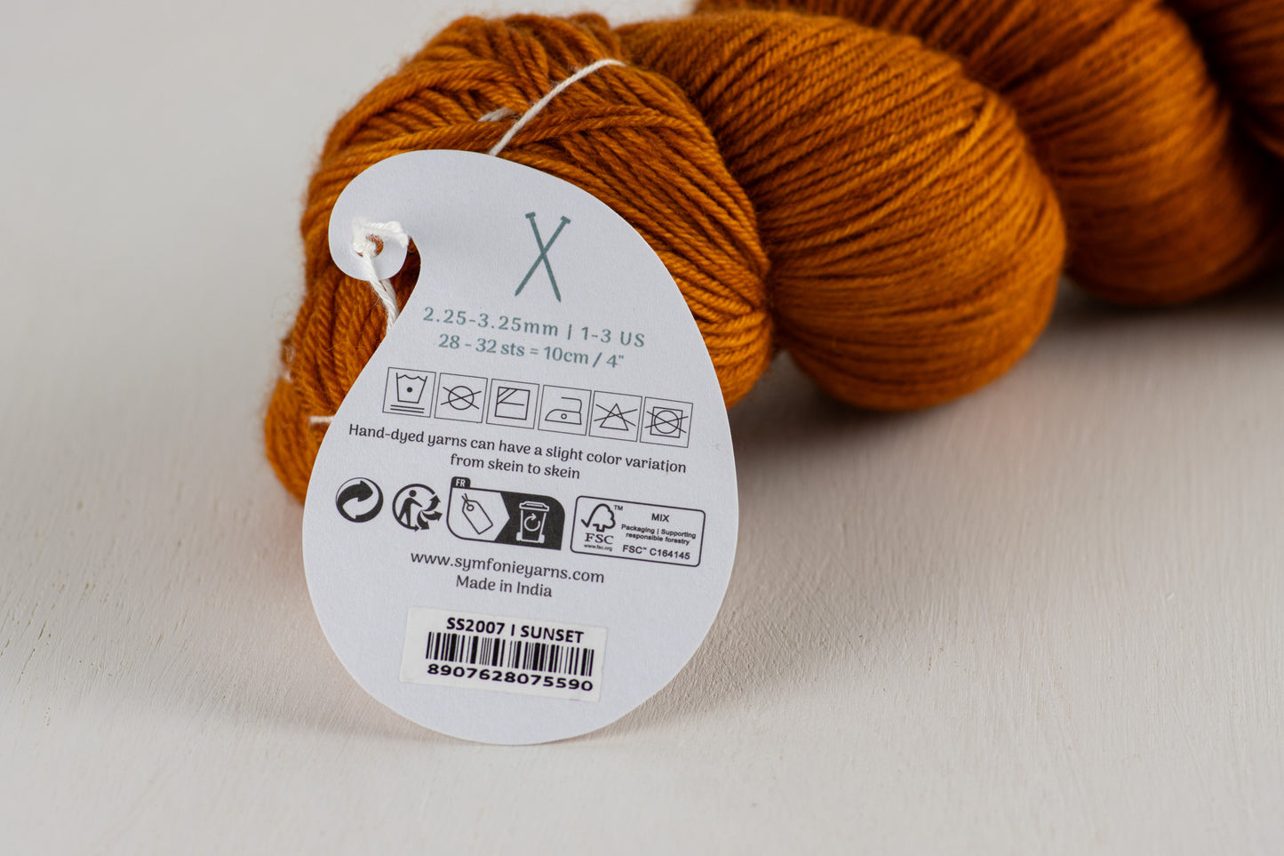 Symfonie Terra 4-ply 100g #SS2007 "Sunset"