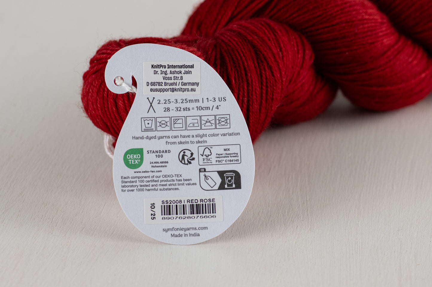 Symfonie Terra 4-diegu 100g #SS2008 "Sarkana roze"