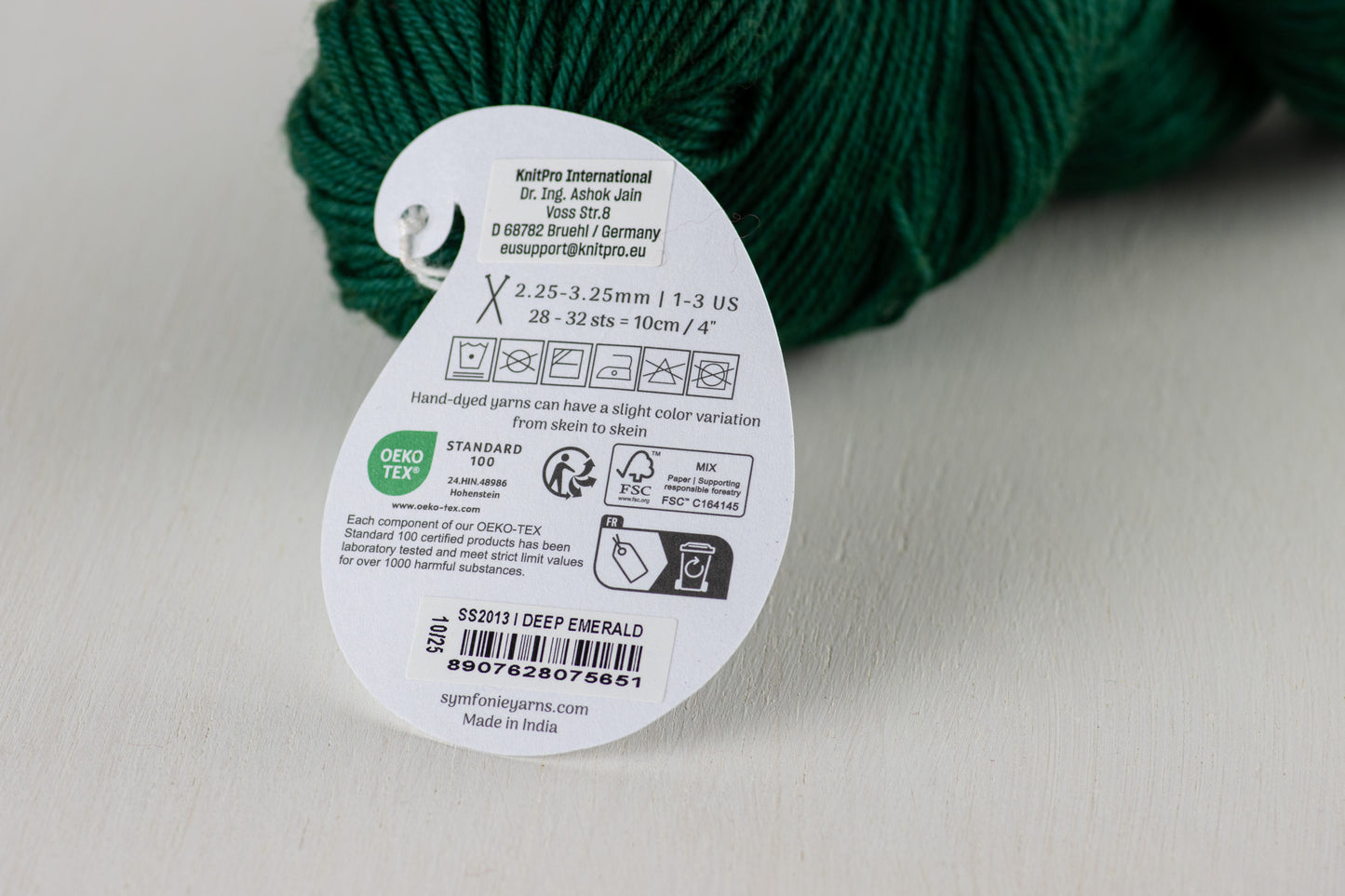 Symfonie Terra 4-diegu 100g #SS2013 "Izteikts smaragds"