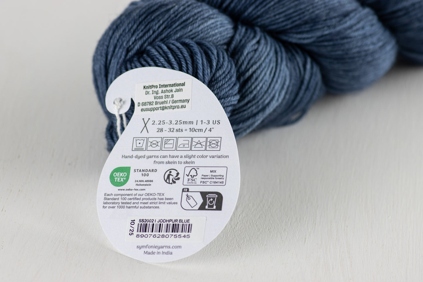 Symfonie Terra 4-diegu 100g #SS2002 "Džodpuras zils"