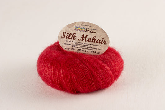 Silk Mohair /Midara/ 25g #150 "Red"
