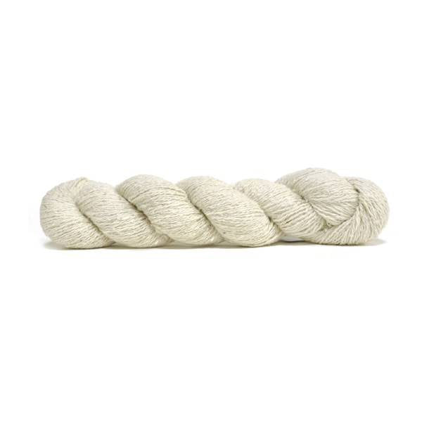 Spun Silk World BOURETTE SILK Nm 7/2 50g #0114 Pearl