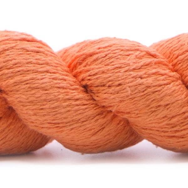 Spun Silk World BOURETTE SILK Nm 7/2 50g #0120 "Pumpkin"
