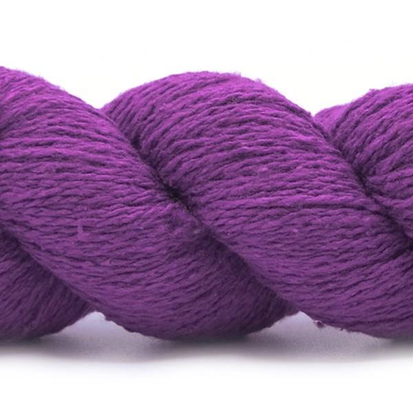 Spun Silk World BOURETTE SILK Nm 7/2 50g #0128 "Extraviolet"