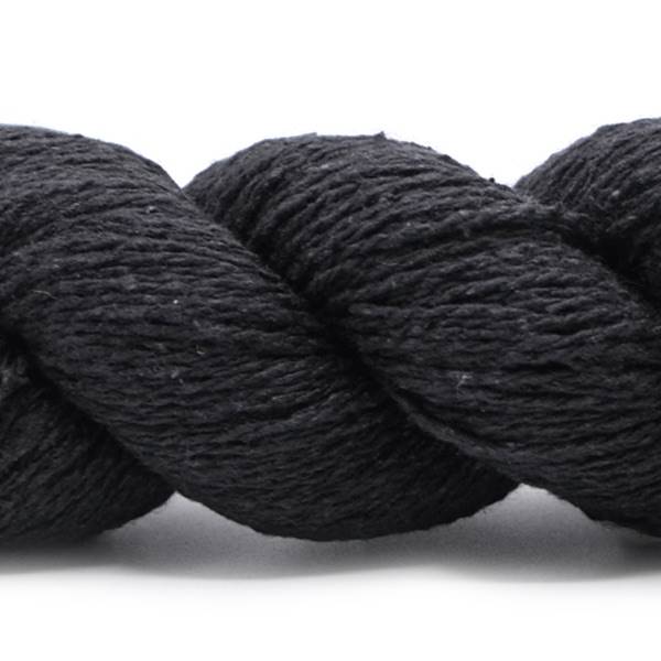 Spun Silk World BOURETTE SILK Nm 7/2 50g #0133 "Chrome black"