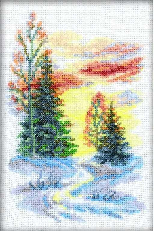 Ziema - izšūšanas komplekts /RTO/ 10 x 15 cm