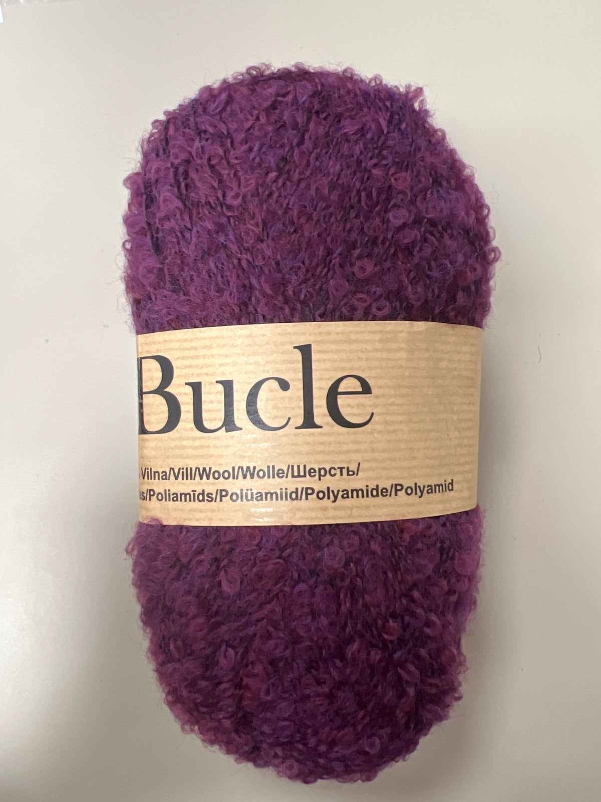 Bucle /Midara/ 100g #730 "Tumši purpursarkana"