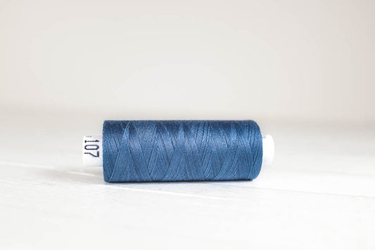 Sewing thread Drima No.120, 100% Polyester, 500m #00107 "Blue"