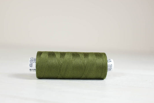 Sewing thread Drima No.120, 100% Polyester, 500m #00136 "Green"