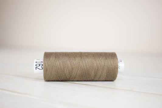 Sewing thread Drima No.120, 100% Polyester, 500m #00162 "Brown"
