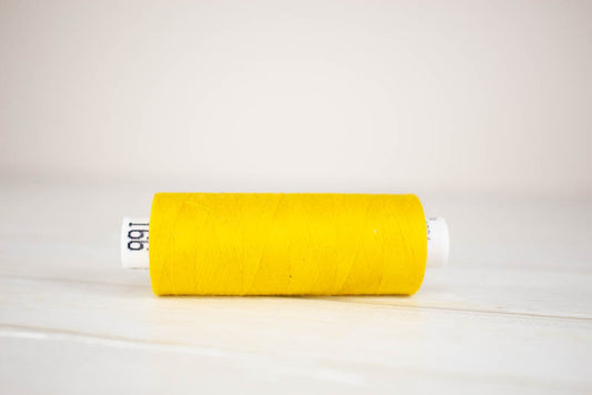 Sewing thread Drima No.120, 100% Polyester, 500m #00166 "Yellow"