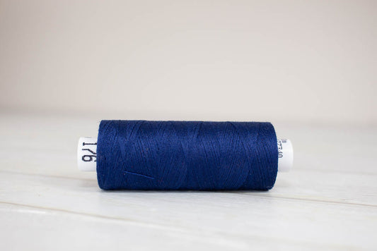 Sewing thread Drima No.120, 100% Polyester, 500m #00176 "Dark blue"