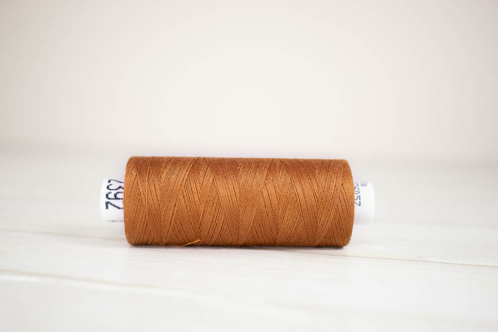 Sewing thread Drima No.120, 100% Polyester, 500m #02392 "Brown"