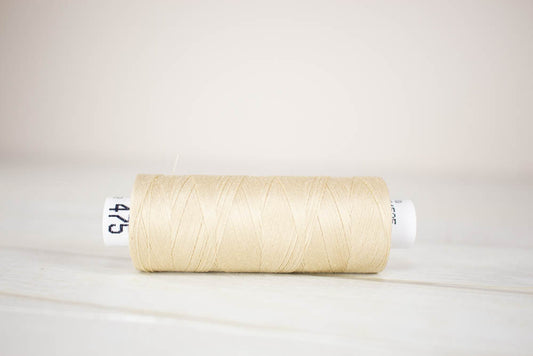 Sewing thread Drima No.120, 100% Polyester, 500m #00475 "Cream"
